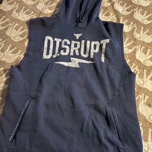Under Armour Blue Sleeveless Hoodie